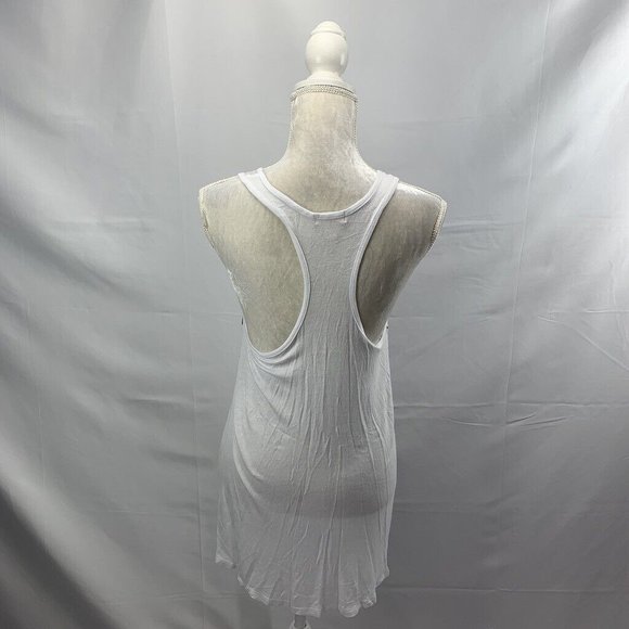 Lightweight Semi Sheer Hi-low Hem Tribal Tank Top Kirra Stretchy Arrows Medium - Picture 5 of 7